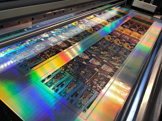 Печать на голографической плёнке